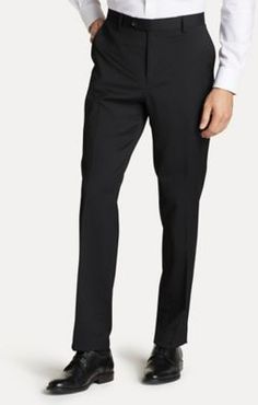 Regular Fit Suit Pant In Black Twill Black Twill - 30/32