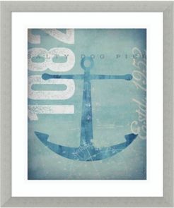 Nautical Ii - Anchor Framed Art Print