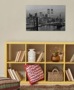 "1980s New York City Lower Manhattan Skyline" by Vintage Images Gallery-Wrapped Canvas Print (26 x 40 x 0.75)