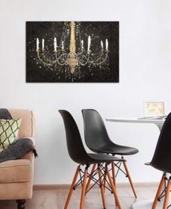 "Grand Chandelier Black I" by James Wiens Gallery-Wrapped Canvas Print (18 x 26 x 0.75)