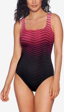 Printed One-Piece Swimsuit Women's Swimsuit