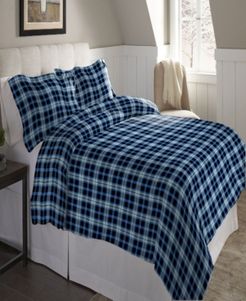 Superior Weight Cotton Flannel Duvet Set - King/Cal King Bedding