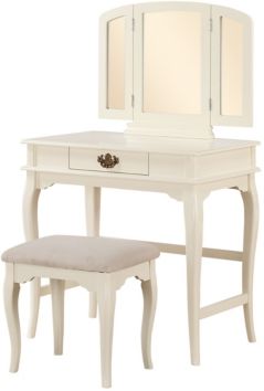 Brinley Vanity Set with Bench and Mirror