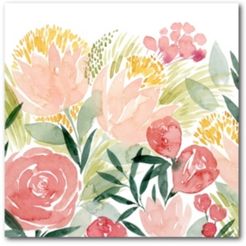 Sunkissed Posies I Gallery-Wrapped Canvas Wall Art - 20" x 20"