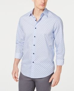 Stretch Foulard Printed Shirt, Created for Macy's