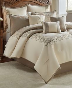 Hillcrest 9 Pc Queen Comforter Set Bedding