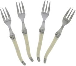 Laguiole Faux Ivory Cake Forks, Set of 4