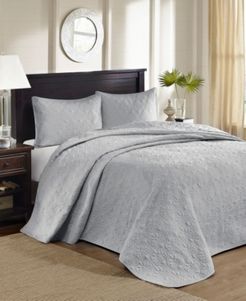 Quebec 3-Piece King Quilted Bedspread Set