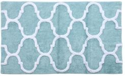 Geometric 34' x 21' Non-Skid Cotton Bath Rug Bedding