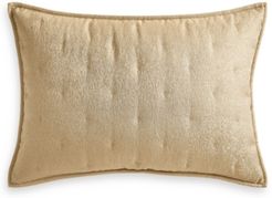 Metallic Stone Quilted King Sham, Created for Macy's Bedding