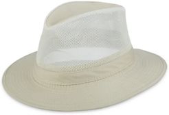 Washed Twill Mesh Safari Hat