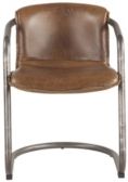 Chiavari Distressed Leather Dining Chairs, Set of 2
