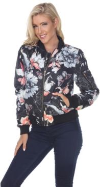 Floral Bomber Jacket