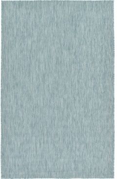 Pashio Pas6 Aquamarine 5' x 8' Area Rug