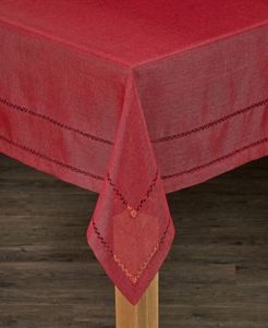 Hemstitch Polyester Tablecloth