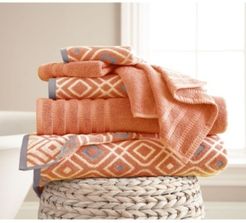 Oxford Yarn Dyed 6-Pc. Towel Set Bedding