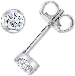 Diamond Stud Earrings (1/2 ct. t.w.) in 14k White Gold