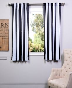 Awning Stripe Blackout 50" x 63" Curtain Panel