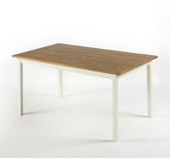 Becky Farmhouse Wood Dining Table