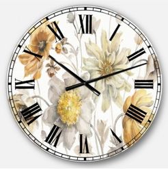 Traditional Oversized Metal Wall Clock