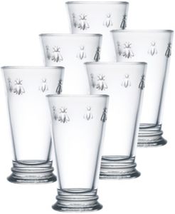 Napoleon Bee 6-Pc. Large Highball Glasses