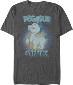 Disney Men's Hercules Little Pegasus Kanji Short Sleeve T-Shirt