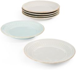French Perle Groove Dessert Plate