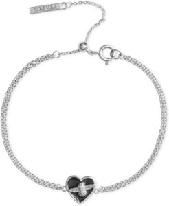 Love Bug Heart Chain Bracelet