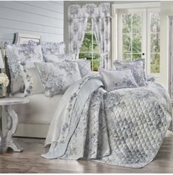 Estelle Blue Full/Queen 3pc. Quilt Set Bedding