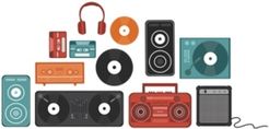 Retro Beats Wall Art Kit