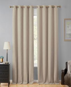 Obscura by Hlc. me Cairns 100% Blackout Grommet Curtain Panels - 50 W x 96 L - Set of 2