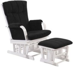 Home Deluxe Cushion 2-Piece Glider Chair and Ottoman Set