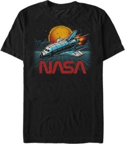 Epic Space Shuttle In Space Short Sleeve T-Shirt