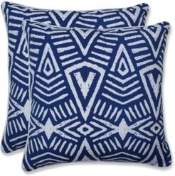 Tribal Dimensions 18" x 18" Outdoor Decorative Pillow 2-Pack