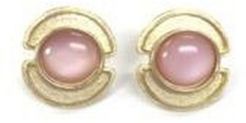 Stephanie Kantis Sheath Earrings in gold-plated and Rose Quartz