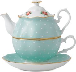 Old Country Roses Polka Rose Tea Set for One
