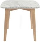 Gavia Square Marble Side Table