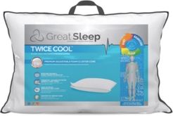 Twice Cool Premium Adjustable Foam Cluster Standard/Queen Pillow