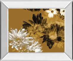 Golden Bloom I by Mirror Framed Print Wall Art, 22" x 26"