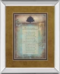 Time For Everything by Brit Hallowell Mirror Framed Print Wall Art, 34" x 40"