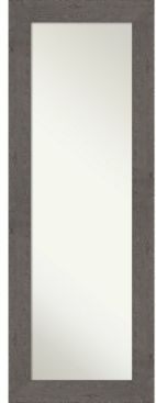 Rustic Plank on The Door Full Length Mirror, 19.38" x 53.38"