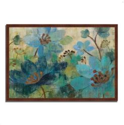 Peacock Garden by Silvia Vassileva Framed Painting Print, 47" x 32"