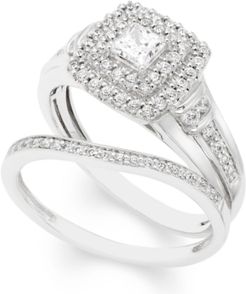 Certified Diamond (3/4 ct. t.w.) Bridal Set in 14k White Gold