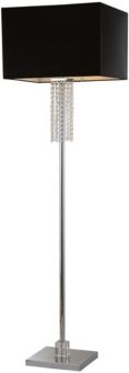 Adelyn 63" Square Modern Crystal Floor Lamp