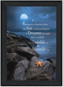 The Dream By Robin-Lee Vieira, Printed Wall Art, Ready to hang, Black Frame, 15" x 21"