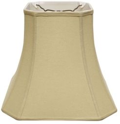 Cloth & Wire Slant Cut Corner Square Bell Softback Lampshade with Washer Fitter