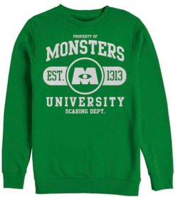 Pixar Men's Monsters University Est. 2013 Logo, Crewneck Fleece