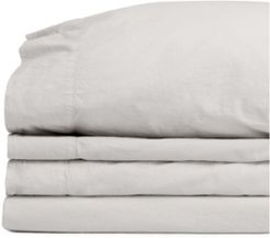 Jennifer Adams Relaxed Cotton Percale Queen Sheet Set Bedding