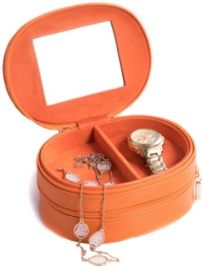 Lizard 2 Level Jewelry Case with Mirror