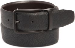 Stretch Reversible Faux-Leather Belt